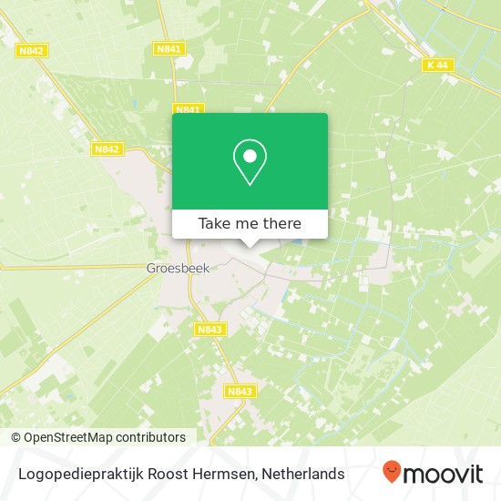 Logopediepraktijk Roost Hermsen, Ambachtsweg 13B kaart