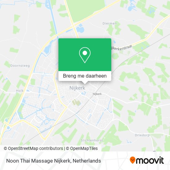 Noon Thai Massage Nijkerk kaart