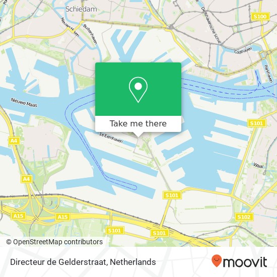 Directeur de Gelderstraat, 3089 Rotterdam kaart