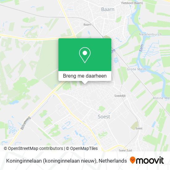 Koninginnelaan (koninginnelaan nieuw) kaart
