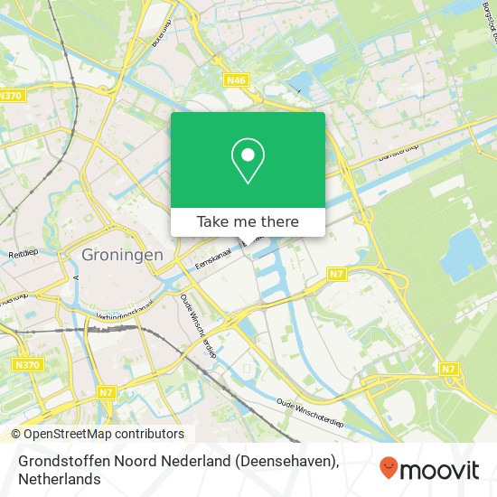 Grondstoffen Noord Nederland (Deensehaven), Bornholmstraat 4 kaart
