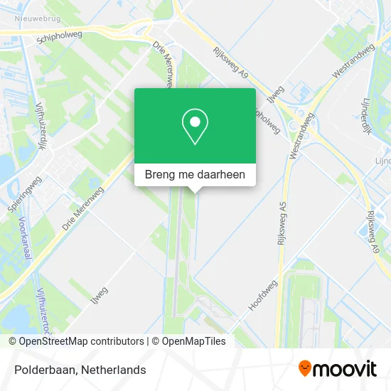 Polderbaan kaart