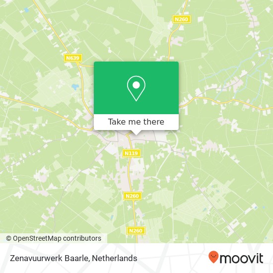 Zenavuurwerk Baarle, Klokkenstraat 6A 2387 Baarle-Hertog kaart