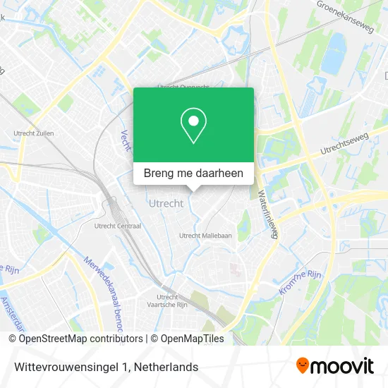 Wittevrouwensingel 1 kaart