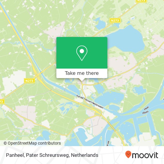 Panheel, Pater Schreursweg kaart