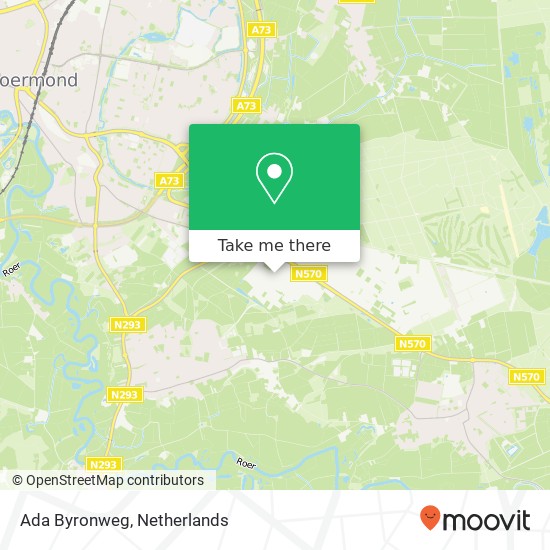 Ada Byronweg, Ada Byronweg, 6045 Roermond, Nederland kaart