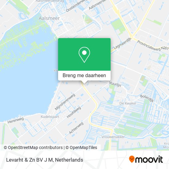 Levarht & Zn BV J M kaart