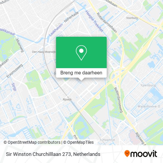 Sir Winston Churchilllaan 273 kaart