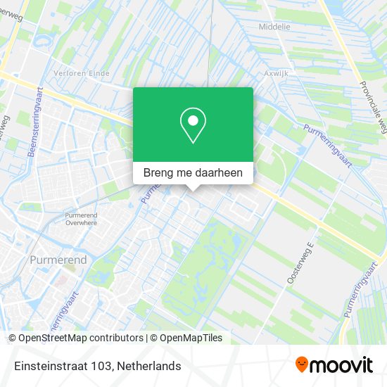 Einsteinstraat 103 kaart
