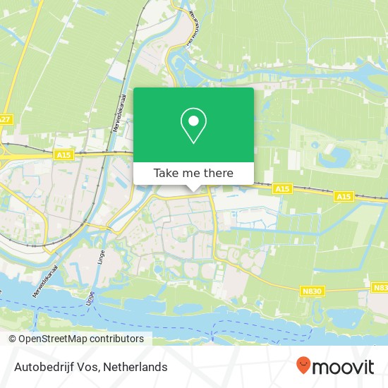 Autobedrijf Vos, Marconiweg 19 kaart