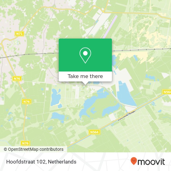 Hoofdstraat 102, 6024 AA Budel-Dorplein kaart