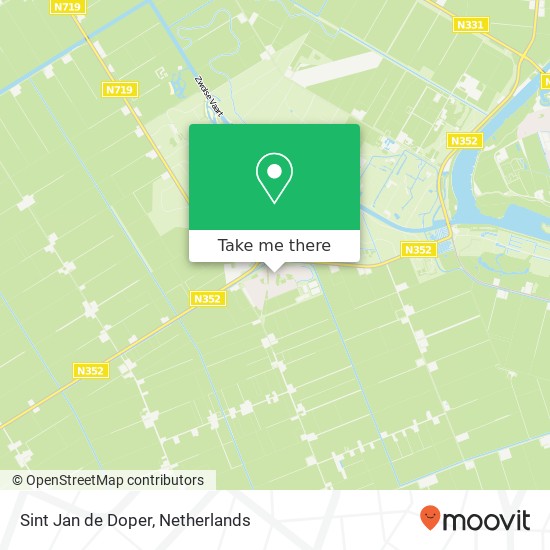 Sint Jan de Doper, Noordermeent 2 kaart