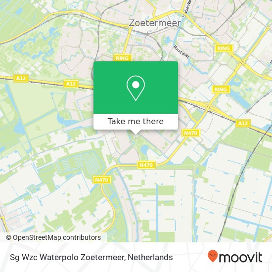 Sg Wzc Waterpolo Zoetermeer, Prismalaan 40 kaart