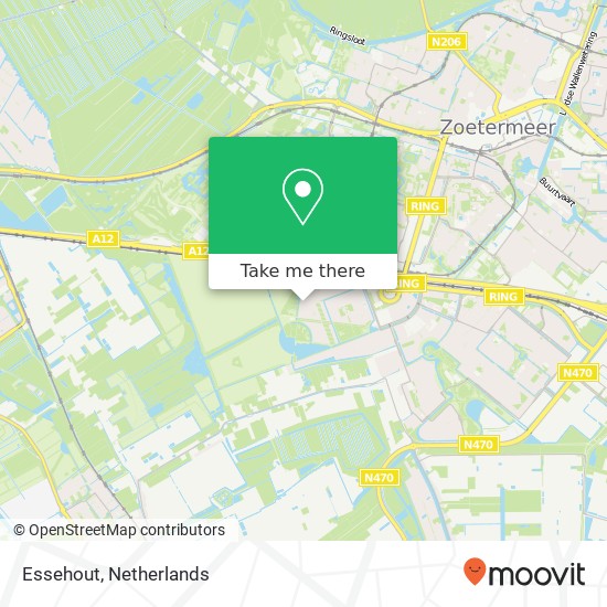 Essehout, Essehout, 2719 Zoetermeer, Nederland kaart