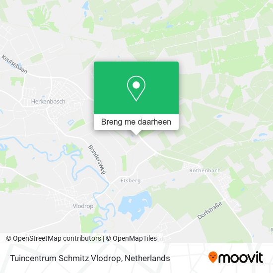 Tuincentrum Schmitz Vlodrop kaart