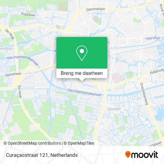Curaçaostraat 121 kaart