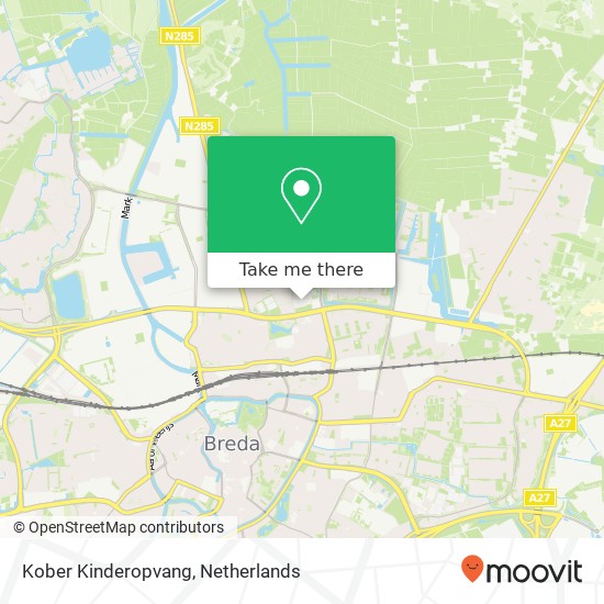 Kober Kinderopvang, Verviersstraat 6A kaart