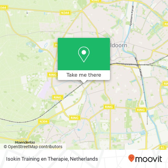 Isokin Training en Therapie, Jean Monnetpark 19 kaart