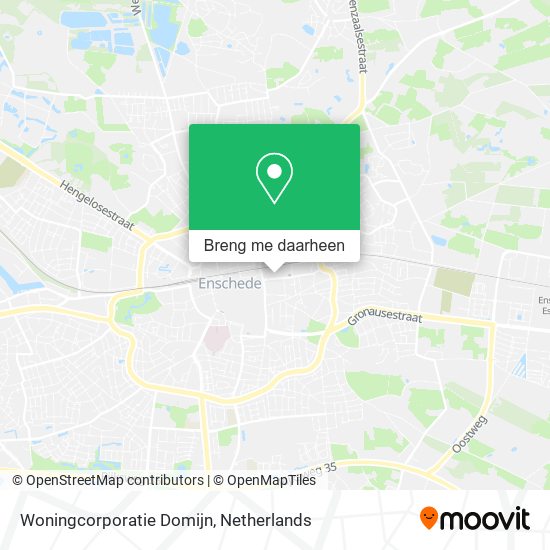 Woningcorporatie Domijn kaart