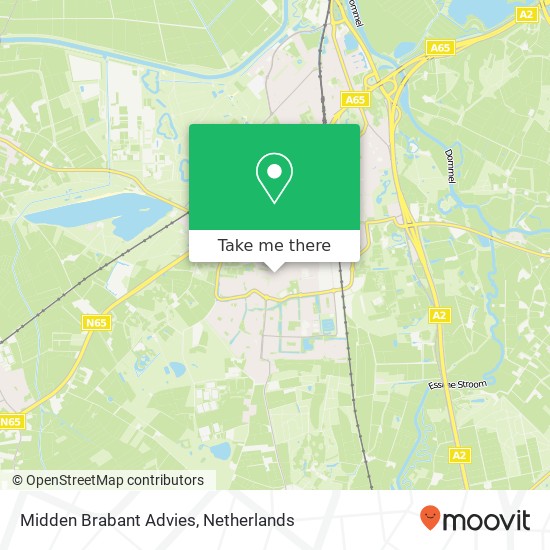 Midden Brabant Advies, Moleneindplein 5 kaart