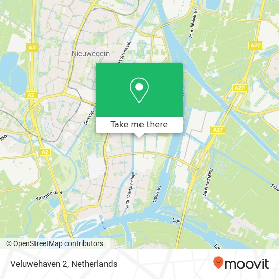 Veluwehaven 2, Veluwehaven 2, 3433 PW Nieuwegein, Nederland kaart
