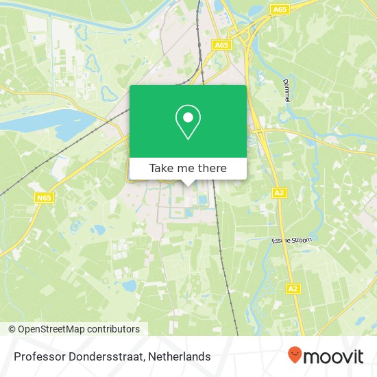 Professor Dondersstraat, Professor Dondersstraat, 5262 Vught, Nederland kaart