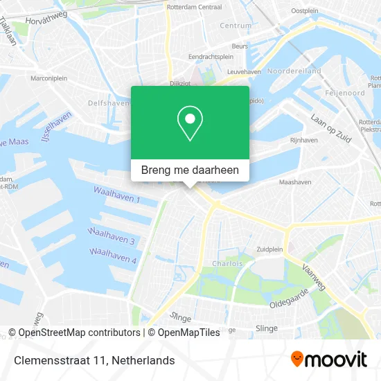 Clemensstraat 11 kaart