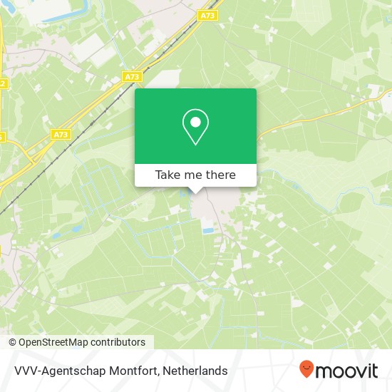 VVV-Agentschap Montfort kaart