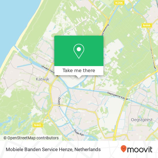 Mobiele Banden Service Henze, Lijnbaanstraat 16 kaart