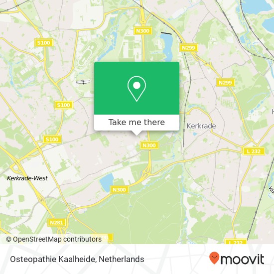 Osteopathie Kaalheide, Kapelweg 54 kaart