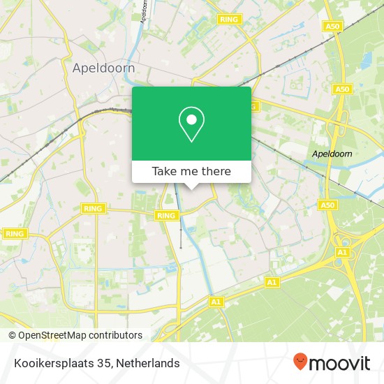 Kooikersplaats 35, Kooikersplaats 35, 7328 AX Apeldoorn, Nederland kaart