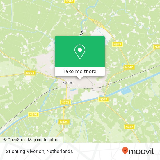 Stichting Viverion, Rozenstraat 2 kaart