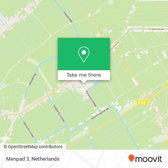 Menpad 3, 7831 BL Nieuw-Weerdinge kaart