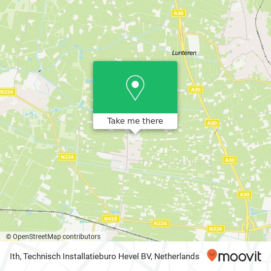 Ith, Technisch Installatieburo Hevel BV, Ribesstraat 9 kaart