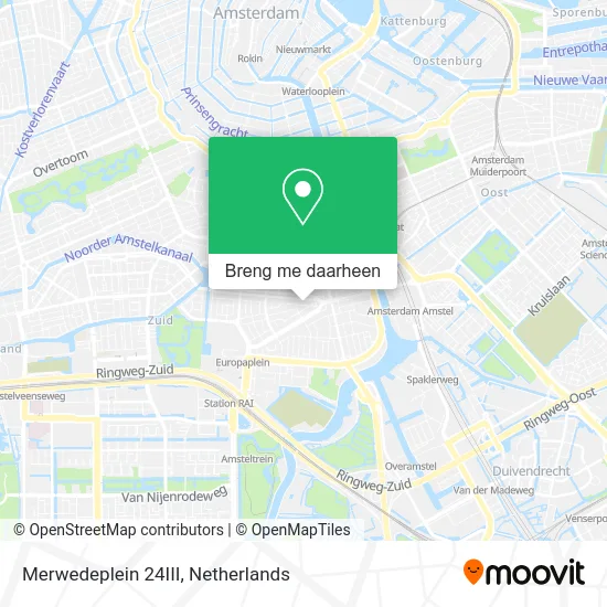 Merwedeplein 24III kaart