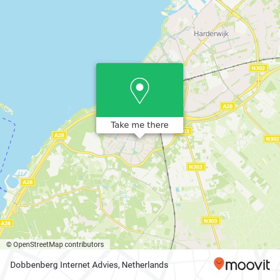Dobbenberg Internet Advies, Operadreef 155 kaart