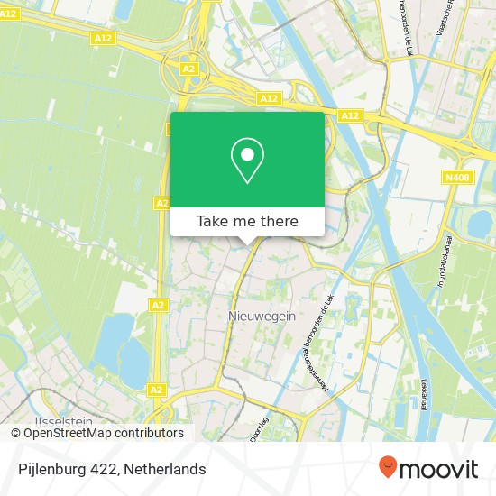Pijlenburg 422, 3437 RW Nieuwegein kaart