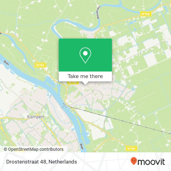 Drostenstraat 48, 8271 TD IJsselmuiden kaart