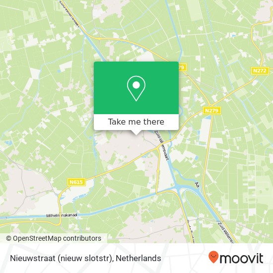 Nieuwstraat (nieuw slotstr), 5741 JS Beek en Donk kaart