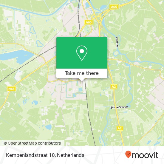 Kempenlandstraat 10, Kempenlandstraat 10, 5262 GL Vught, Nederland kaart