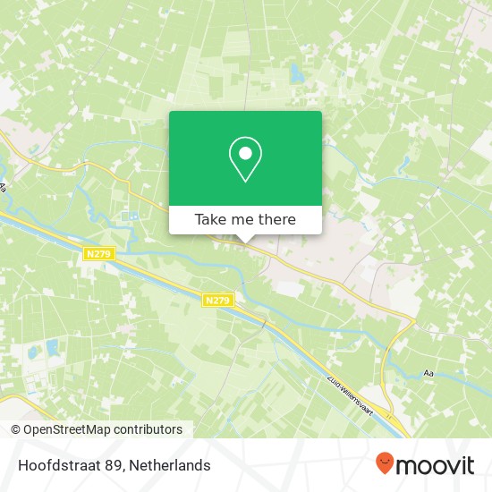 Hoofdstraat 89, 5473 AP Heeswijk-Dinther kaart