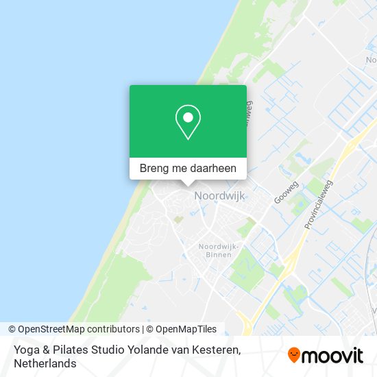 Yoga & Pilates Studio Yolande van Kesteren kaart