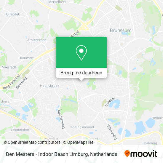 Ben Mesters - Indoor Beach Limburg kaart