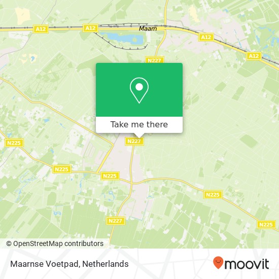 Maarnse Voetpad, 3941 RA Doorn kaart