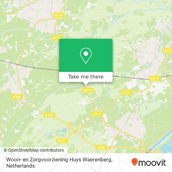 Woon- en Zorgvoorziening Huys Waerenberg, Heythuyserweg 40 kaart