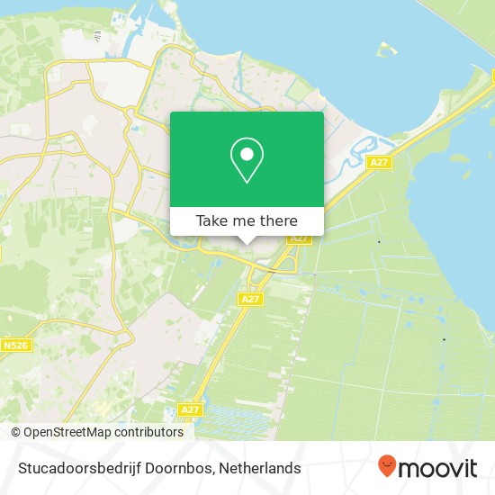 Stucadoorsbedrijf Doornbos, Schouw 26 kaart