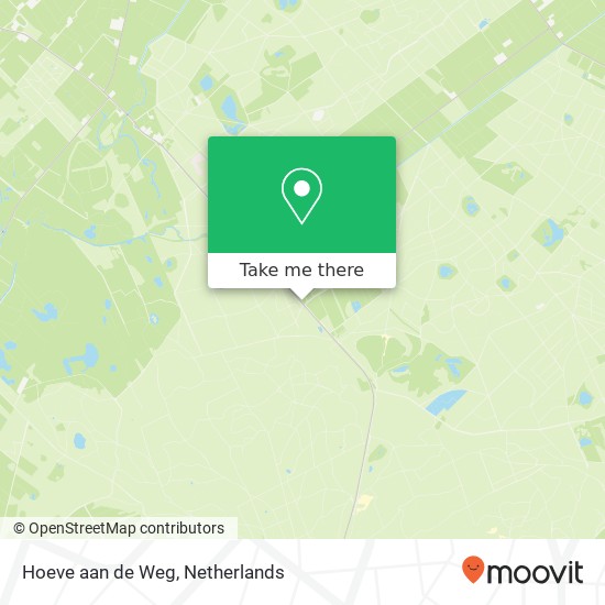 Hoeve aan de Weg kaart