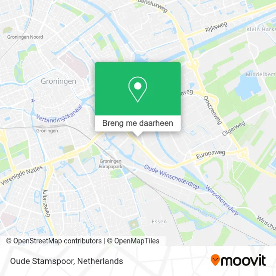 Oude Stamspoor kaart