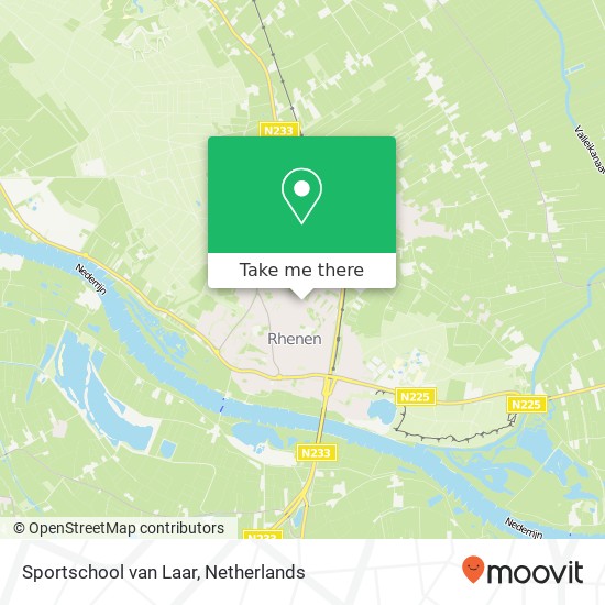 Sportschool van Laar, Valleiweg 16A kaart