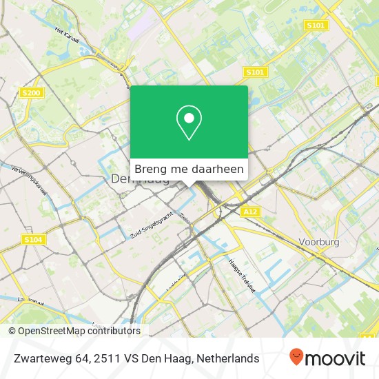 Zwarteweg 64, 2511 VS Den Haag kaart